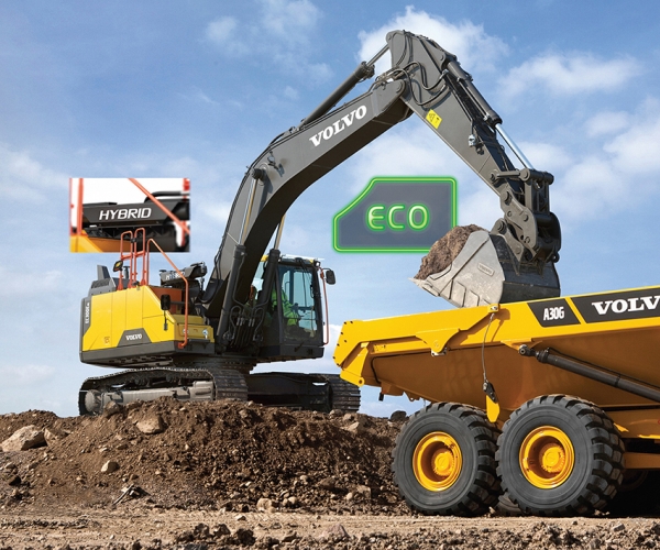 볼보그룹코리아가 신제품 30톤급 굴착기 EC300E 하이브리드를 출시했다. (사진=볼보그룹코리아)