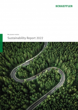셰플러그룹 2022 지속가능성 보고서 표지. (사진=셰플러그룹)
