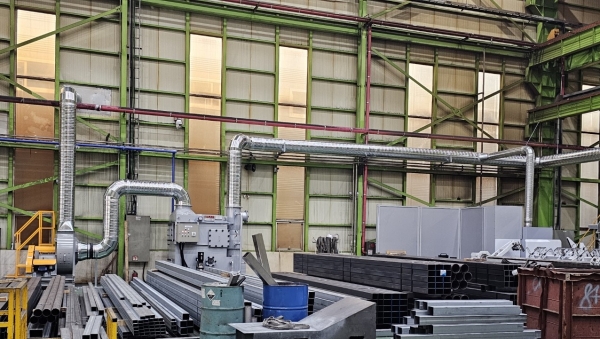 대호에스텍이 도입한 집진기 설비. /대호에스텍