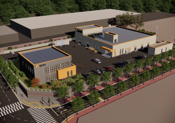 솔리비스 횡성공장 조감도. (사진= 솔리비스)