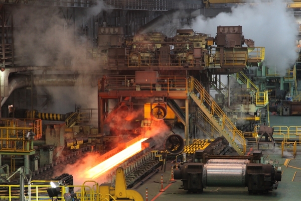 현대제철 열연 생산라인. /현대제철