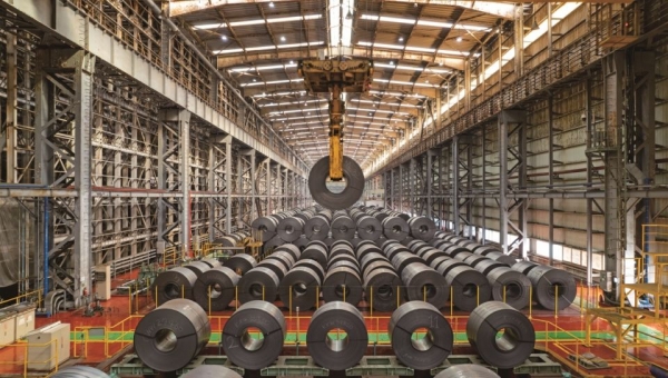 현대제철 순천공장 내부. /현대제철