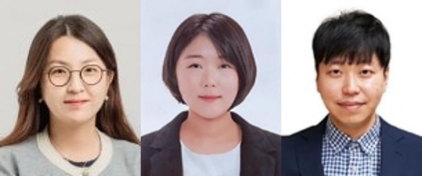 왼쪽부터 포스텍 장진아 교수, 포스텍 김혜진 박사과정생, RIST 이보람 박사. /RIST