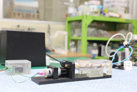 트윈 스크류 기반 기계식 전처리 장비. (사진=기계연구원)