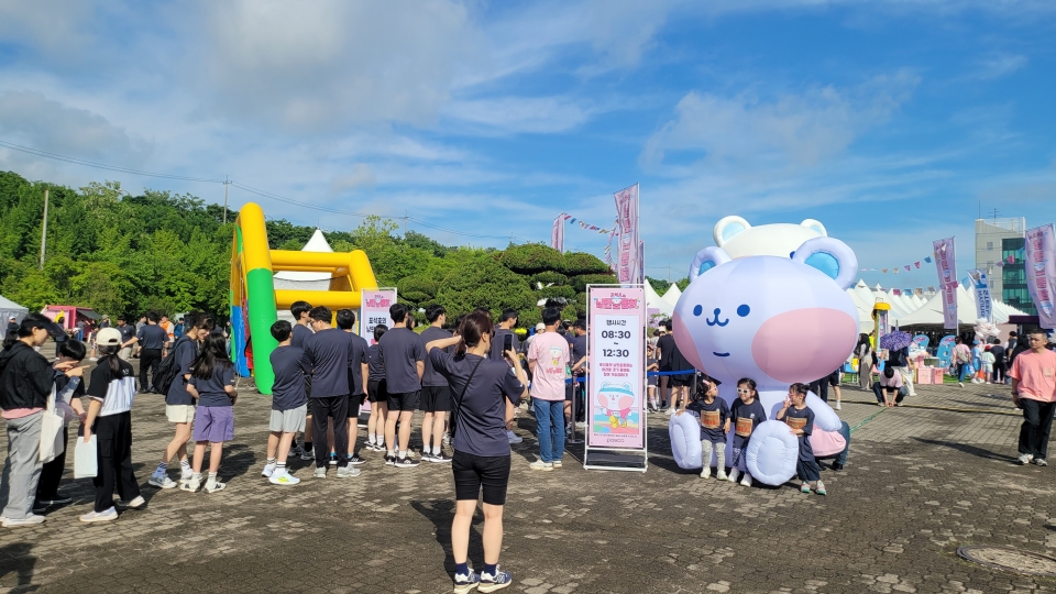 포스코 '포석호' 이벤트 부스 사진