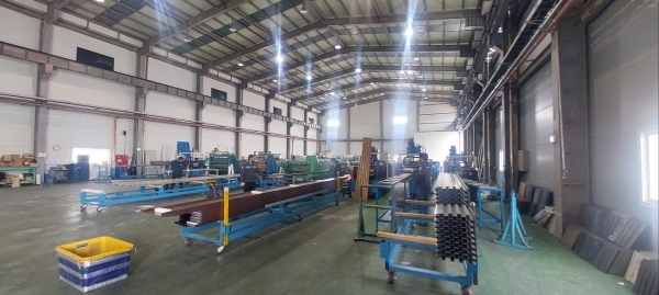 엠스틸 평택공장 생산라인