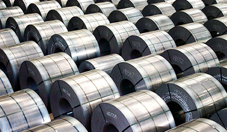 현대제철이 생산한 열연코일. /현대제철