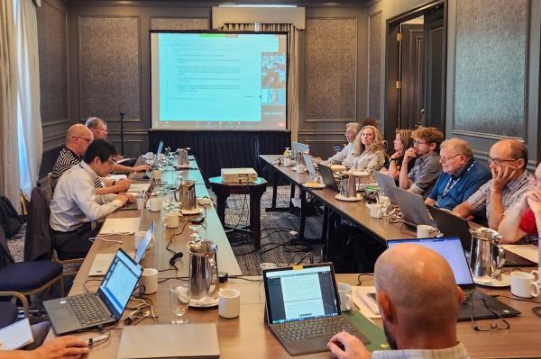 이산화탄소 포집, 수송, 지중저장 기술위원회(ISO-TC265) 표준회의 장면. (출처=KTR)