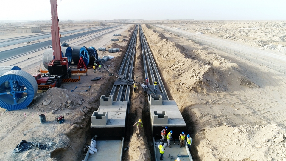 대한전선이 중동에서 초고압 전력망 턴키 공사를 수행하고 있다.(제공/대한전선)