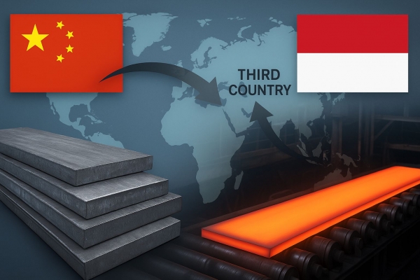 중국산 후판이 인도네시아산으로 둔갑해 국내 반입을 앞둔 데 이어 이번에는 열연강판(HRC)까지 같은 길을 밟을 조짐이 드러났다.