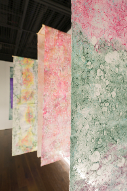 안치용 한지장 전시 전경. /포스코홀딩스