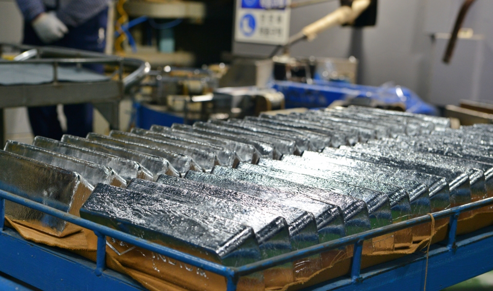 고려아연 온산제련소에서 생산한 인듐괴/고려아연 제공