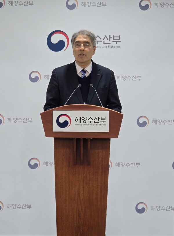 기자간담회 중인 홍기용 소장. (사진=KRISO)