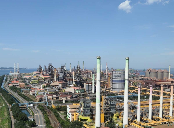 포항제철소 전경. 포스코
